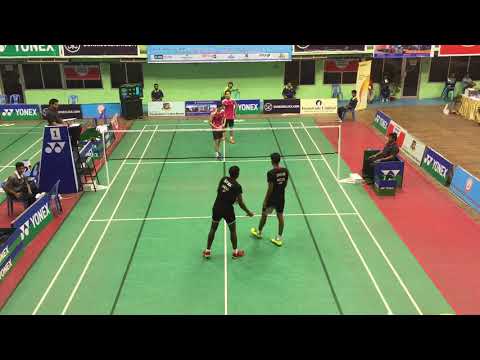 Satwik - chirag vs moohillen - mugunthen semi final game #bangladesh_international_challange2016