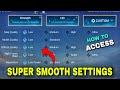 BEST SMOOTH SETTINGS For Mobile Legends 2025 No Lag And Frame Drops