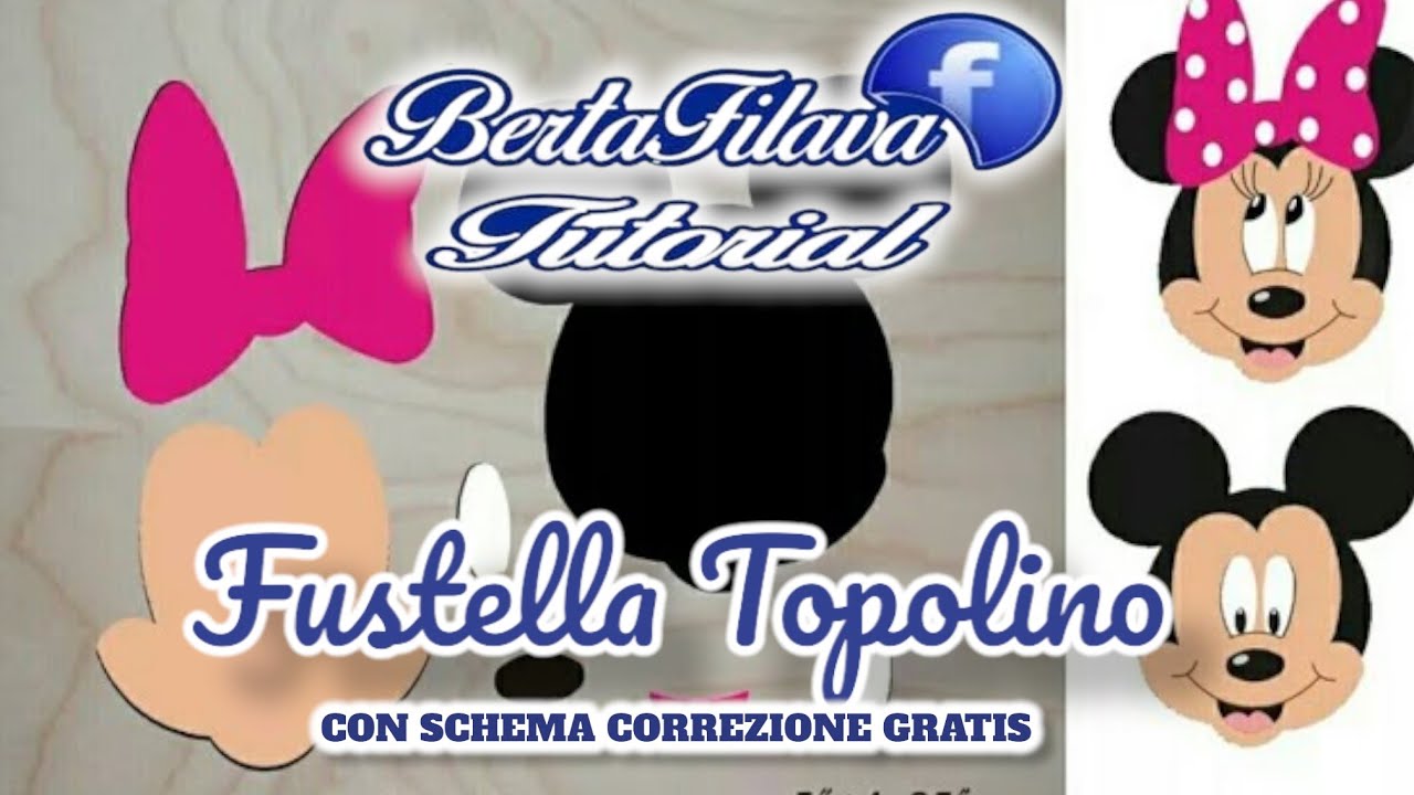 tutorial fustella topolino + nuovo oggetto creativo