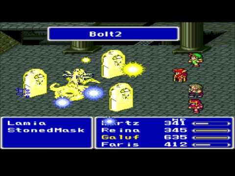 Final Fantasy 5 HD Walkthrough Part 40: The Ronka Ruins Part 4
