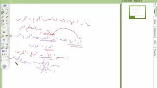 صورة السمرقندية (11 )  الفريدة الرابعة في العقد الثاني في اجتماع التصريحية والمكنية