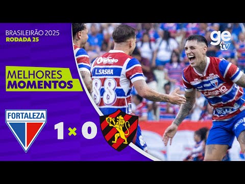 Gols e lances de Fortaleza x Sport