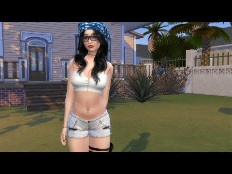 sims4 custom content download brunette female Camila Flores by Bonita100 Game Video Preview