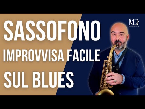 Sassofono, come improvvisare sugli accordi del Blues. Scarica l'esercizio gratis.
