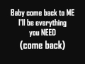 Utada Hikaru (宇多田ヒカル) - "Come Back To Me" (Lyric ...