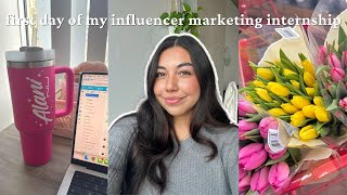 a day in my life | first day of internship, buying flowers, chill night in