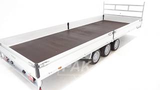 Proline Plateauwagen tridemas 503x202cm 3500kg video