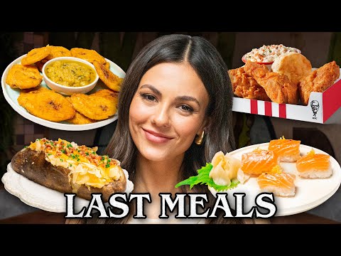 Victoria Justice Eats Her Last Meal