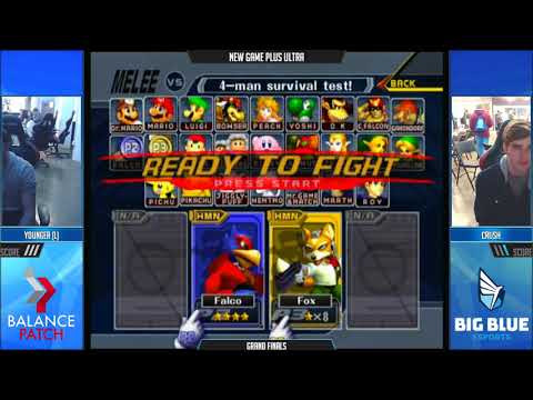NGPU 15 SSBM - Younger [L] (Falco) vs. Crush [W] (Fox) - Melee GF