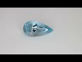 Acquamarina taglio a goccia, 4.79 ct Video 1