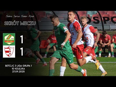 SKRÓT MECZU | LECHIA TOMASZÓW MAZOWIECKI - ŁKS ŁOMŻA 
