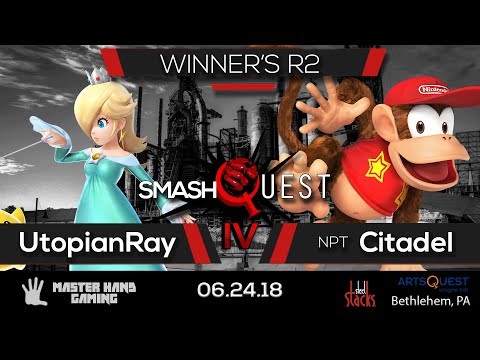SmashQuest IV - UtopianRay (Rosalina) vs NPT | Citadel (Diddy, Mario) - Winner's R2