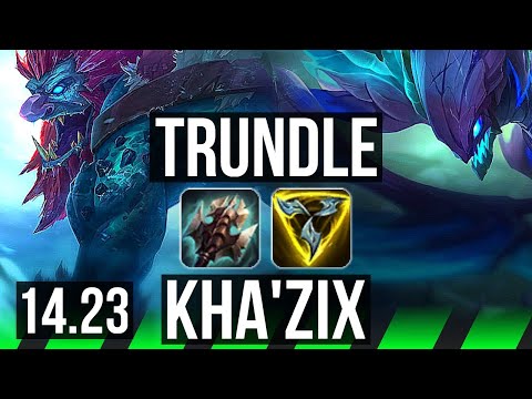 TRUNDLE vs KHA'ZIX (JGL) | NA Grandmaster | 14.23
