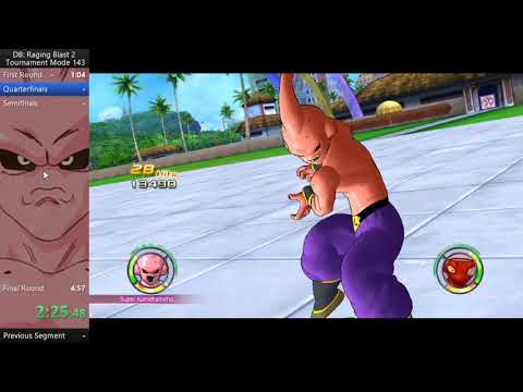 Dragon Ball: Raging Blast 2 - (4:33) World Tournament Max Difficulty Speedrun