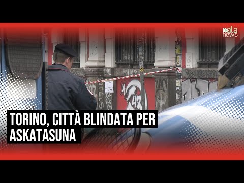 Torino, città blindata per il corteo contro lo sgombero di Askatasuna