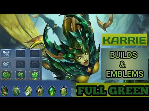 NOT BAD!!! | KARRIE BLADED MANTIS EXPERIMENT SPELLS,BUILDS & EMBLEMS FULL GREEN!!!!!