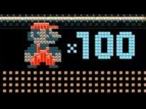 [100 MARIO CHALLENGE EASY](AUTO) by M&M 4REAL! - SUPER MARIO MAKER - NO COMMENTARY 1bb