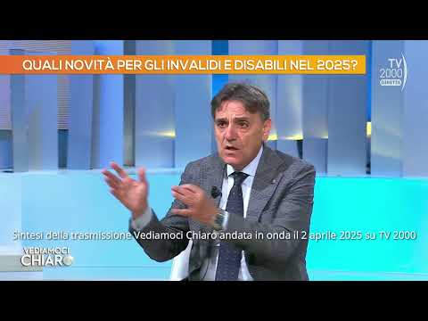 Disability: "Let's See Clearly" TV 2000 | ANMIC and INPS Comparison | Summary of the April 2, 202...