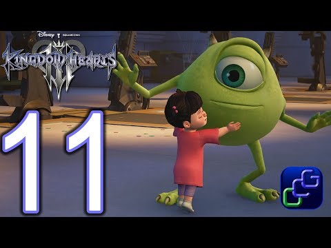 KINGDOM HEARTS 3 PS4 Walkthrough Proud Mode - Part 11 - Monstropolis: The Power Plant