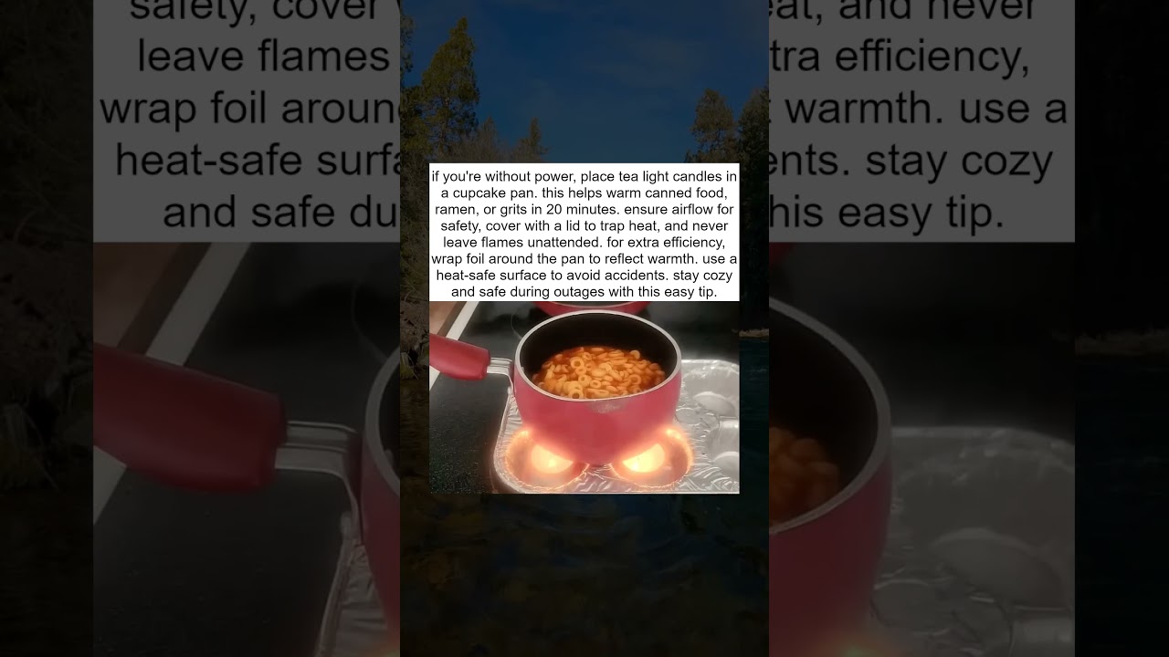 Emergency Heat Hack for Power Outages ❤️