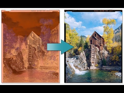 Manual Inversion of Color Negative Film