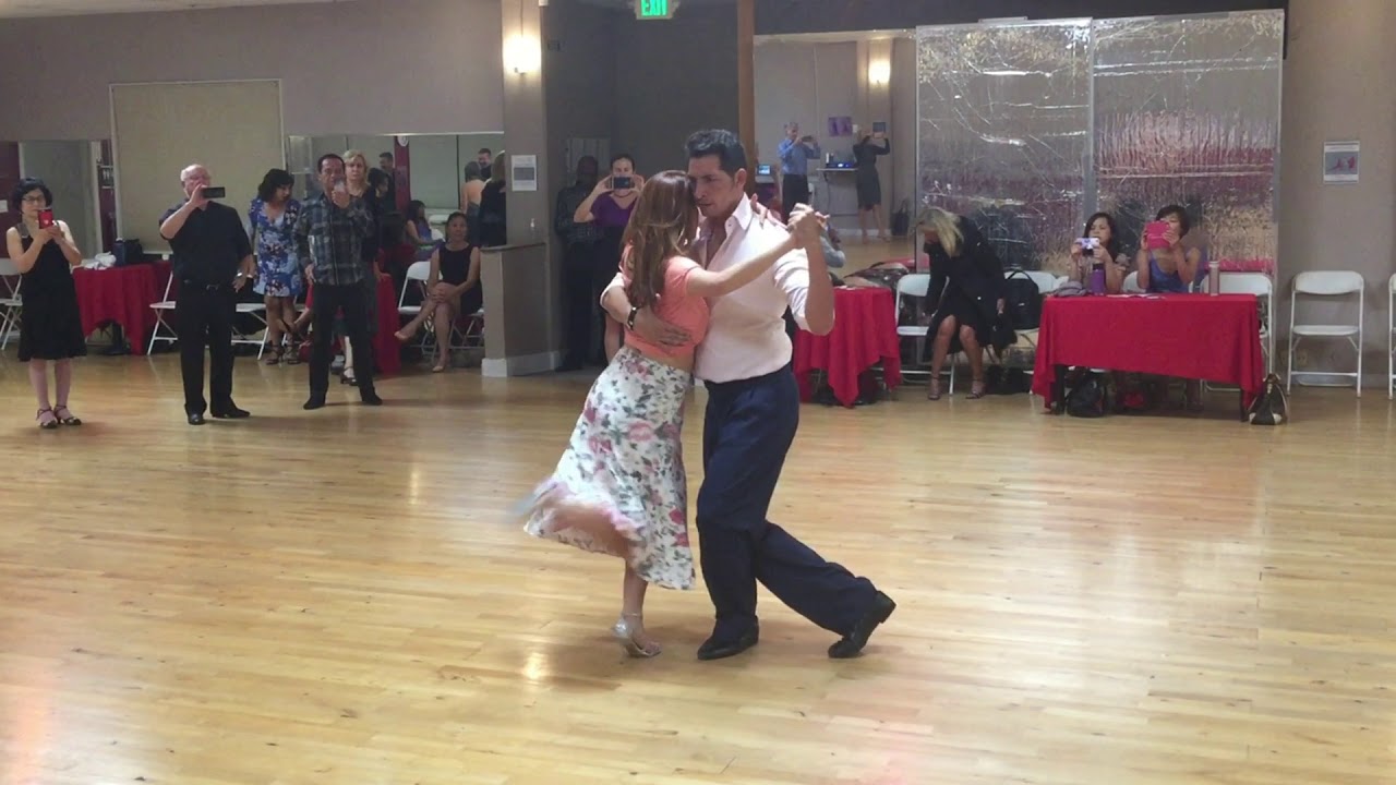 Maxi Coppelo and Raquel Makow pre-milonga class review