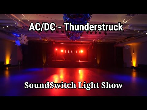 Thunderstruck by ACDC | Synchronized DMX DJ Light Show