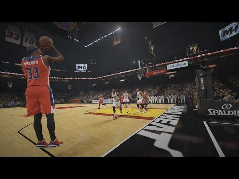 NBA 2K15 PS4 MyLeague | Corey Brewer Dropping Dimes!