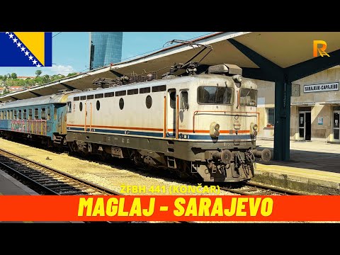 Cab Ride Maglaj - Sarajevo (Bosnia and Herzegovina, June 2025) train driver's view 4K