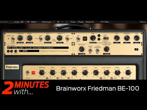 UAD/Brainworx Friedman BE-100 guitar amp VST/AU in action!
