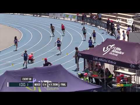 MIXED U13 4X200M FINAL - 2017 SUBWAY STATE RELAY CHAMPIONSHIPS // LAVicTV