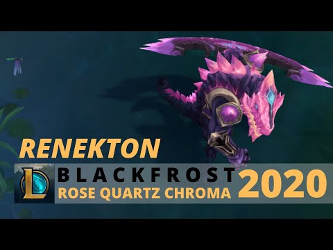 Blackfrost Renekton Rose Quartz Chroma 2020 - League Of Legends
