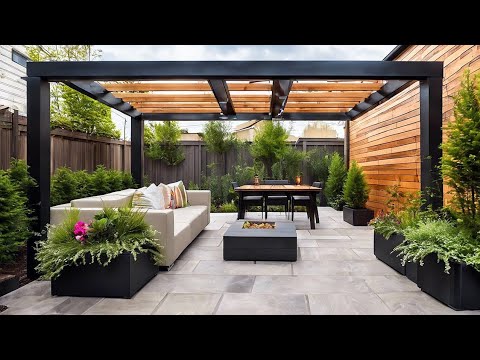 TOP 200 Modern Patio Designs 2024 Home Backyard Garden Landscaping Ideas| Rooftop Pergola Design