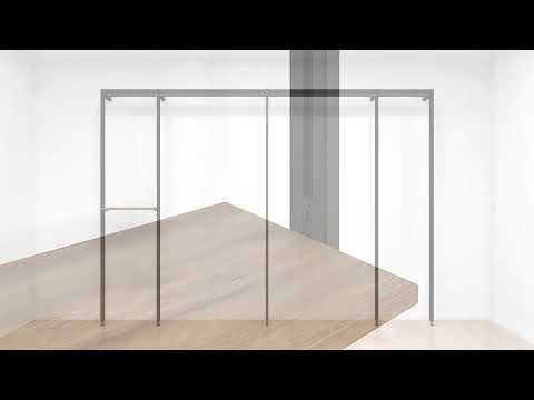 5 paires de supports pour système modulaire Zero - noir EMUCA