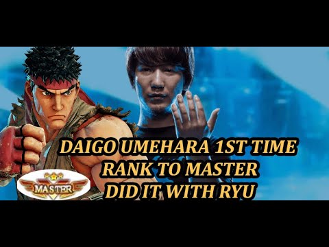 SFVAE V4 Daigo umehara 1st rank to Master with Ryu