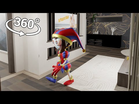 360º The Amazing Digital Circus Breaks Into Your House - Pomni