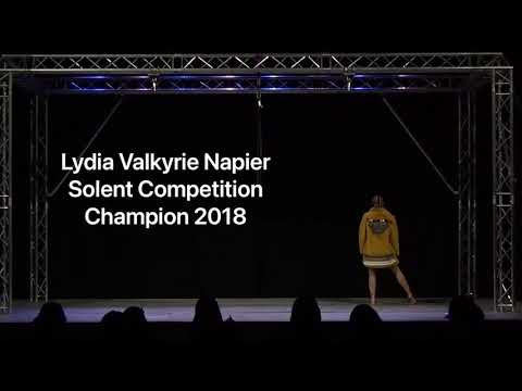 Lydia Valkyrie Napier - “Saturday Night” aerial hoop/cerceau, Solent competition champion 2018
