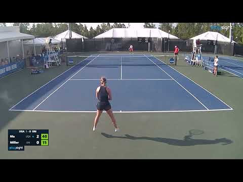 Kari Miller v Lea Ma - UGA v UM - 17.5.23 (2°set)