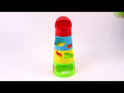 PLAYGO INFANT&amp;TODDLER Lavinamasis žaislas Sustatyk ir ridenk Dino, 2368 video