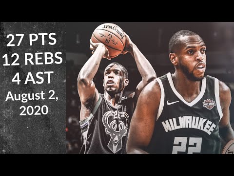 Kris Middleton 27 PTS 12 REBS 4 AST | Bucks vs Rockets| Full Highlights 8/2/20
