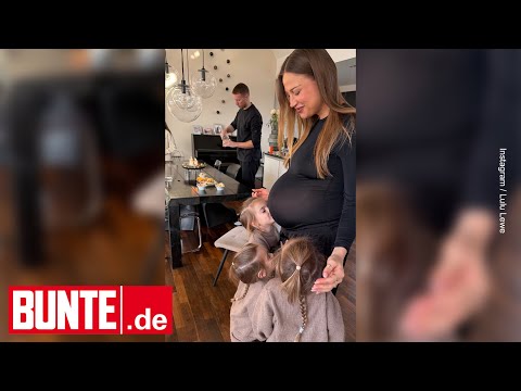 Vorfreude ist groß - So süß zeigen sich Ferchichi-Drillinge mit schwangerer Lulu Lewe