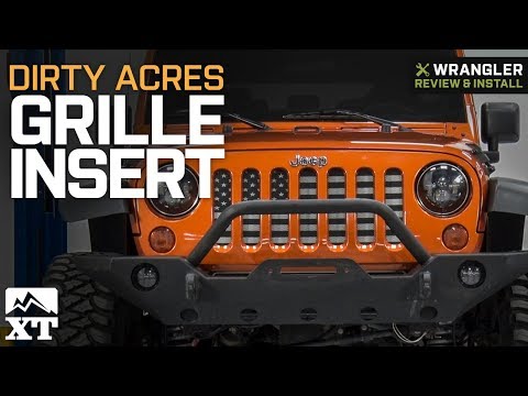 Jeep Wrangler JK Dirty Acres Grille Insert - American Tactical (2007-2018) Review & Install