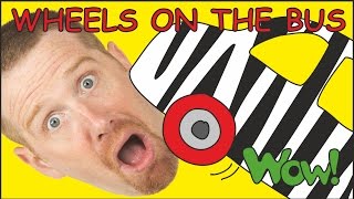 Wheels On The Bus Plus MORE Funny Stories for Children | Steve and Maggie from Wow English TV
