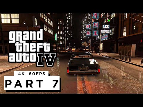GRAND THEFT AUTO 4 Walkthrough Gameplay Part 7 - (PC 4K 60FPS) RTX 3090 MAX SETTINGS
