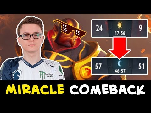 Miracle 1 lane Comeback — TI7 pubs never give up