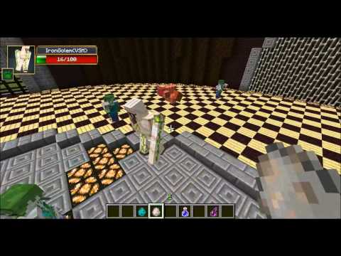 IRON GOLEM VS. FLESH LICHE - Minecraft Mob Battles - Arena Battle - Grimoire of Gaia Mod Battle