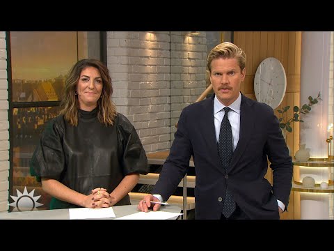 Här utmanar Soraya och Martin varandra i ”Tiny hand challenge” | Nyhetsmorgon | TV4 & TV4 Play