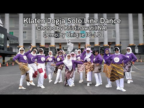 Klaten Jogja Solo Line Dance | Choreo by Kristinawati(INA) | Demo by Unique IC-LD