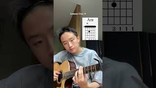 Lemon Tree chord lesson #guitar #guitarlesson #fingerstyle #chords #acoustic #fyp