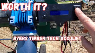 Initial testing of the Byer's Timber Tech Acculift system Will it work?  Is it worth the money?